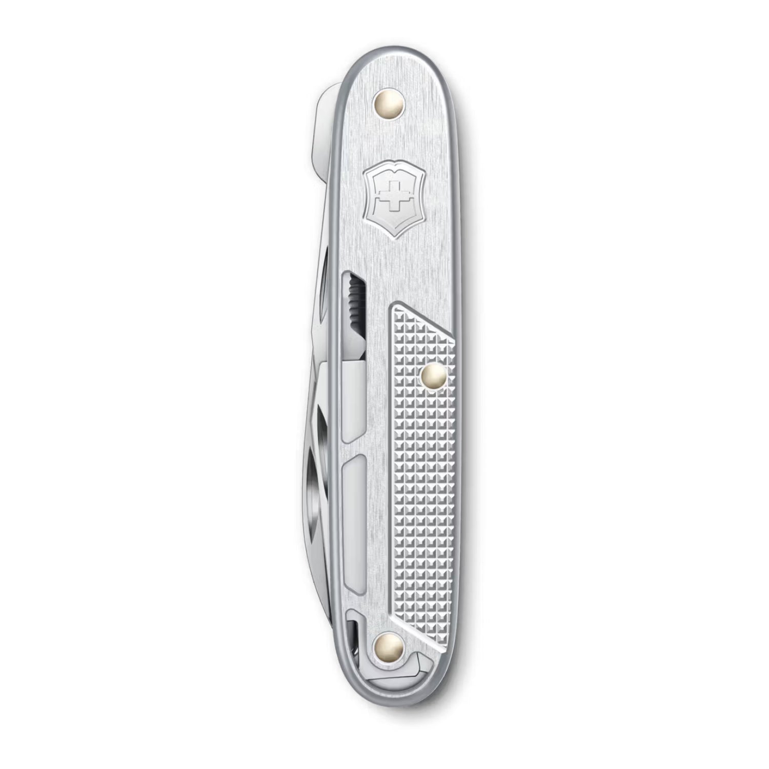 Victorinox Synergy Alox in Red Blue & Silver | Swiss Made Pocket Knife with 9 Functions