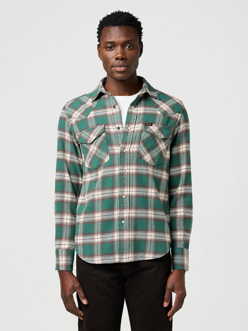 Wrangler Regular Western Shirt Bistro Green