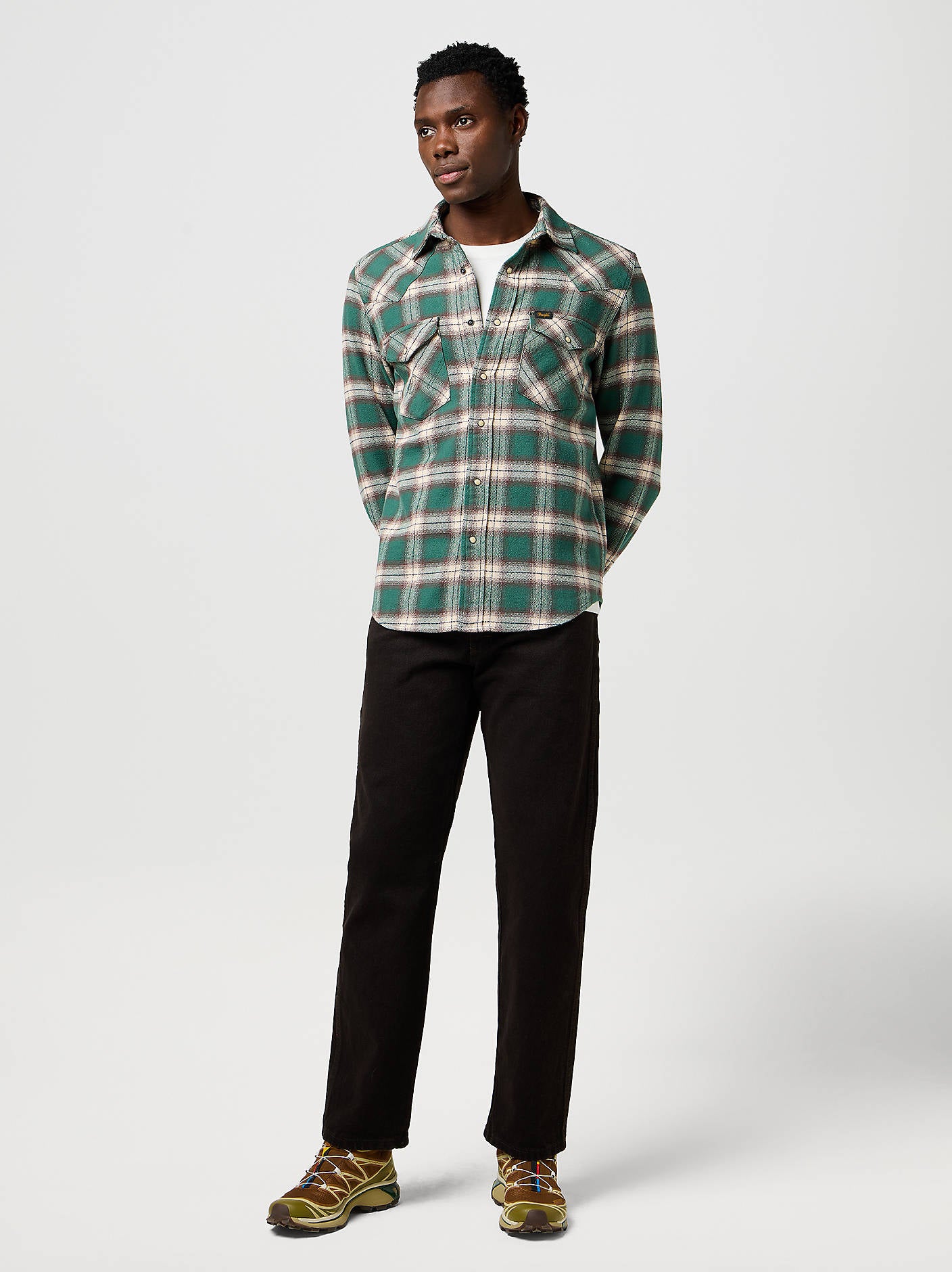 Wrangler Regular Western Shirt Bistro Green