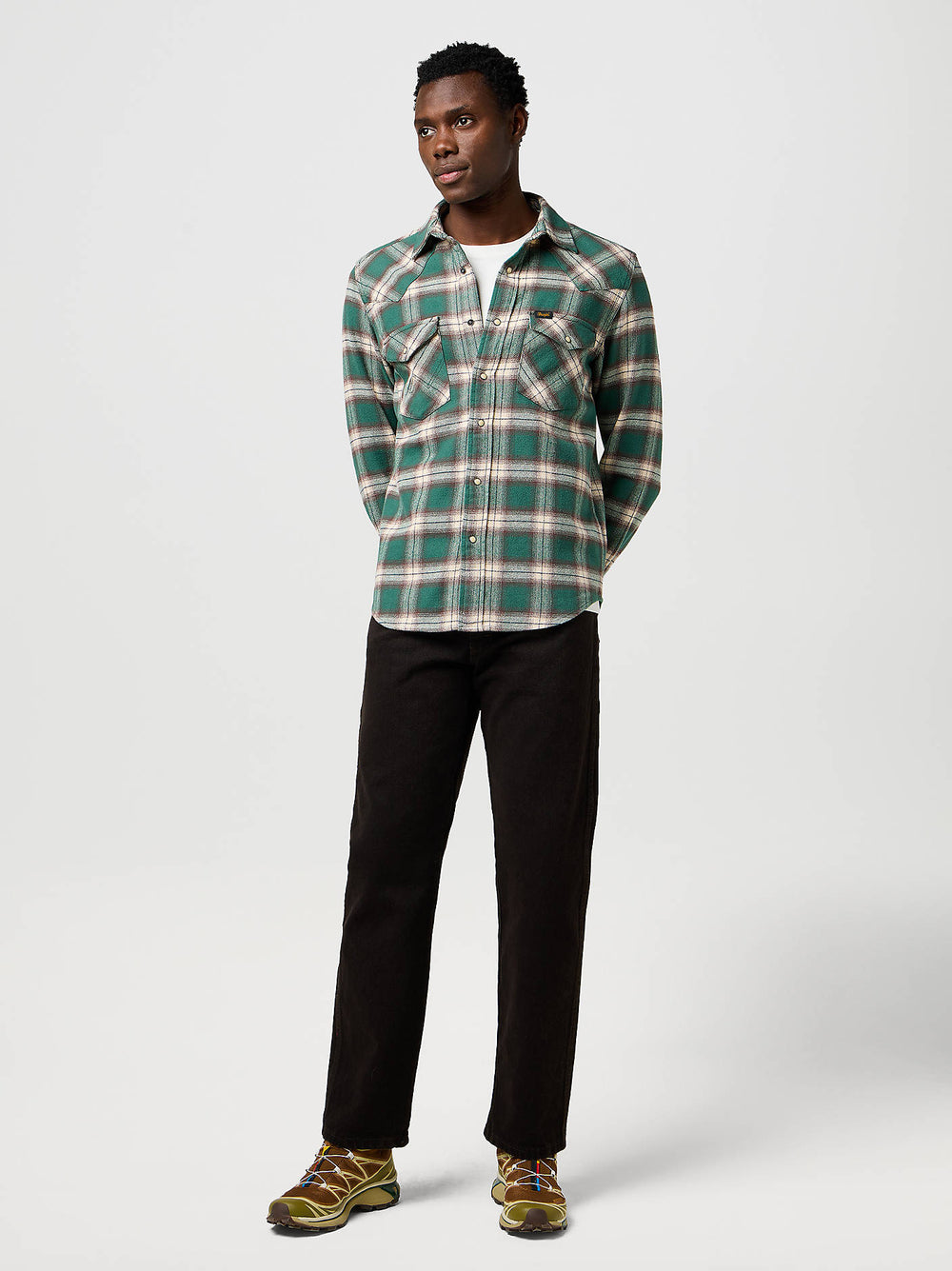 Wrangler Regular Western Shirt Bistro Green