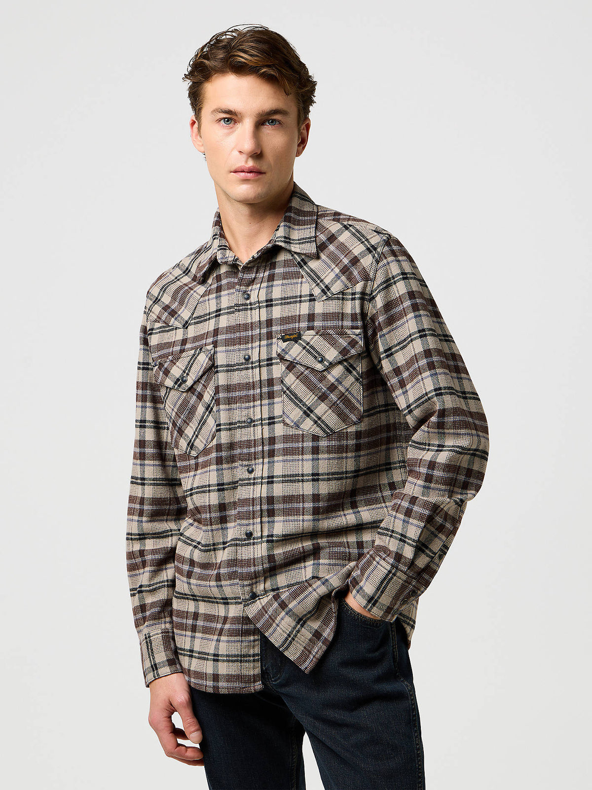 Wrangler Regular Western Shirt Rich Black