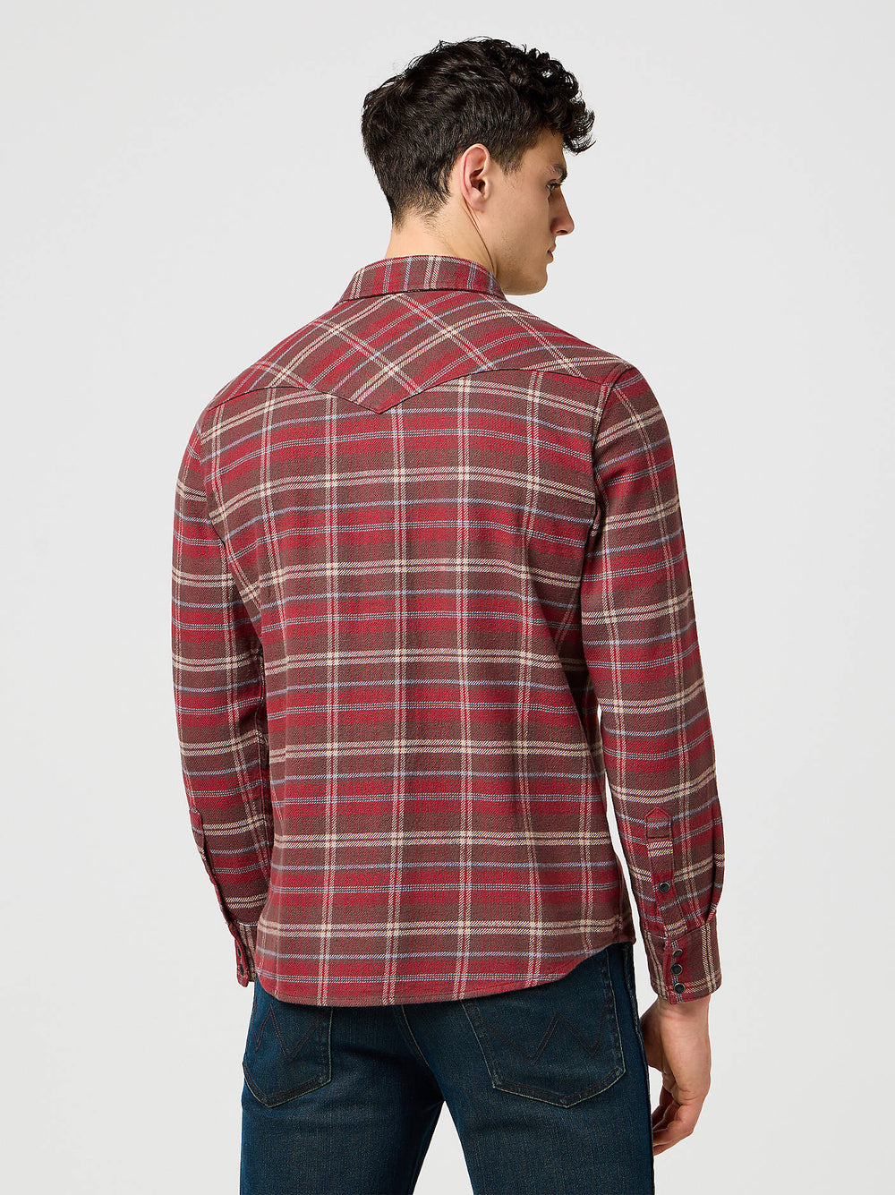 Wrangler Regular Western Shirt Ruby Wine