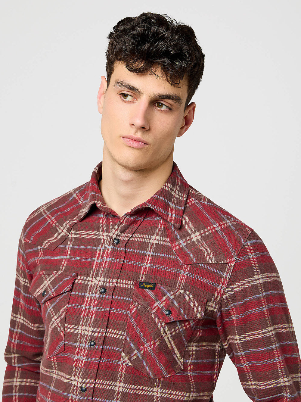 Wrangler Regular Western Shirt Ruby Wine