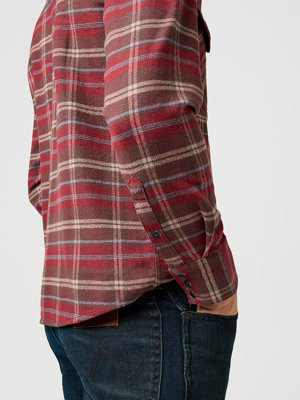 Wrangler Regular Western Shirt Ruby Wine