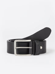 Wrangler Structured Leather Belt Black