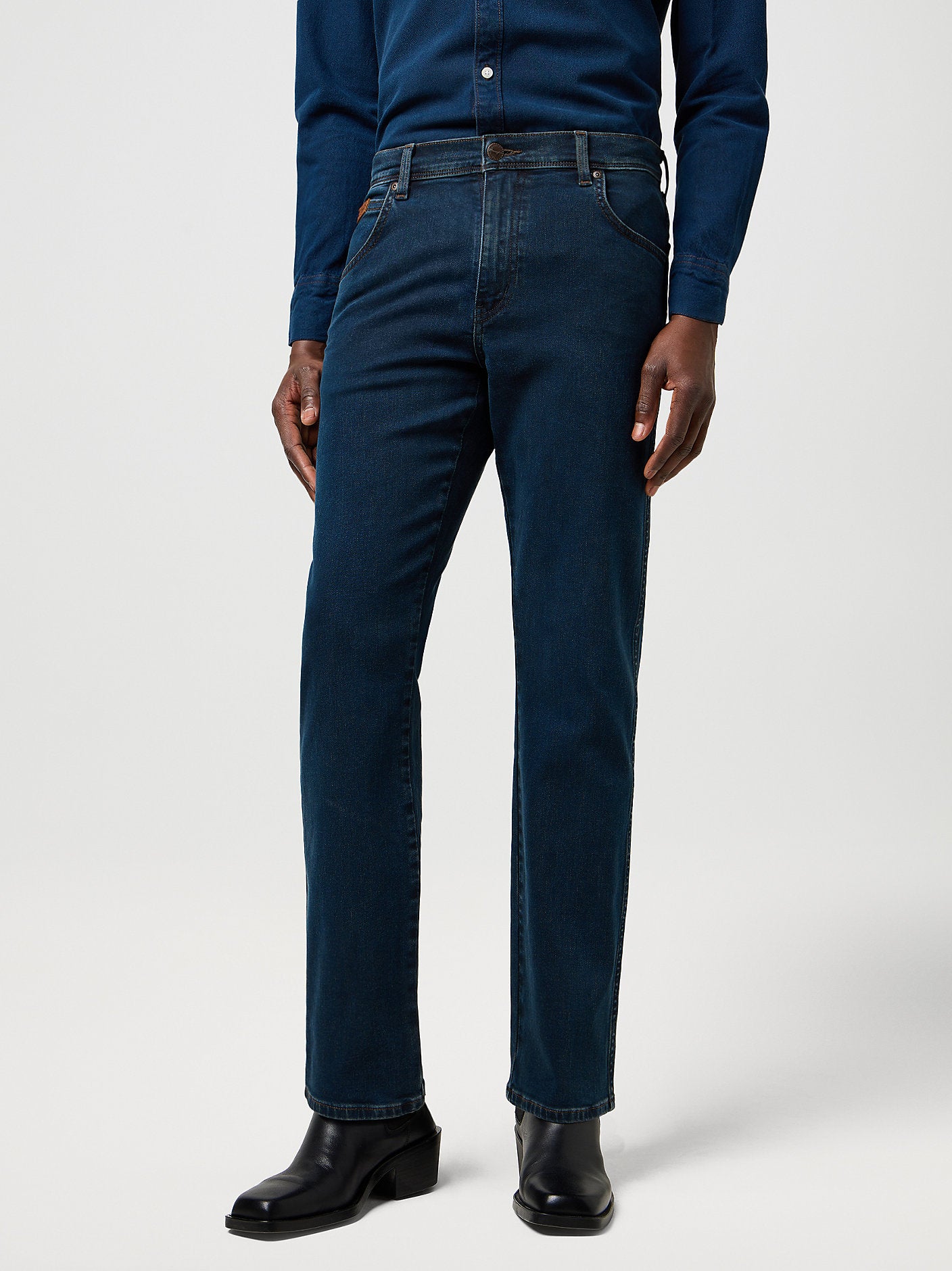 Wrangler Texas Low Stretch Straight Leg Jean for Men - Comfortable Denim