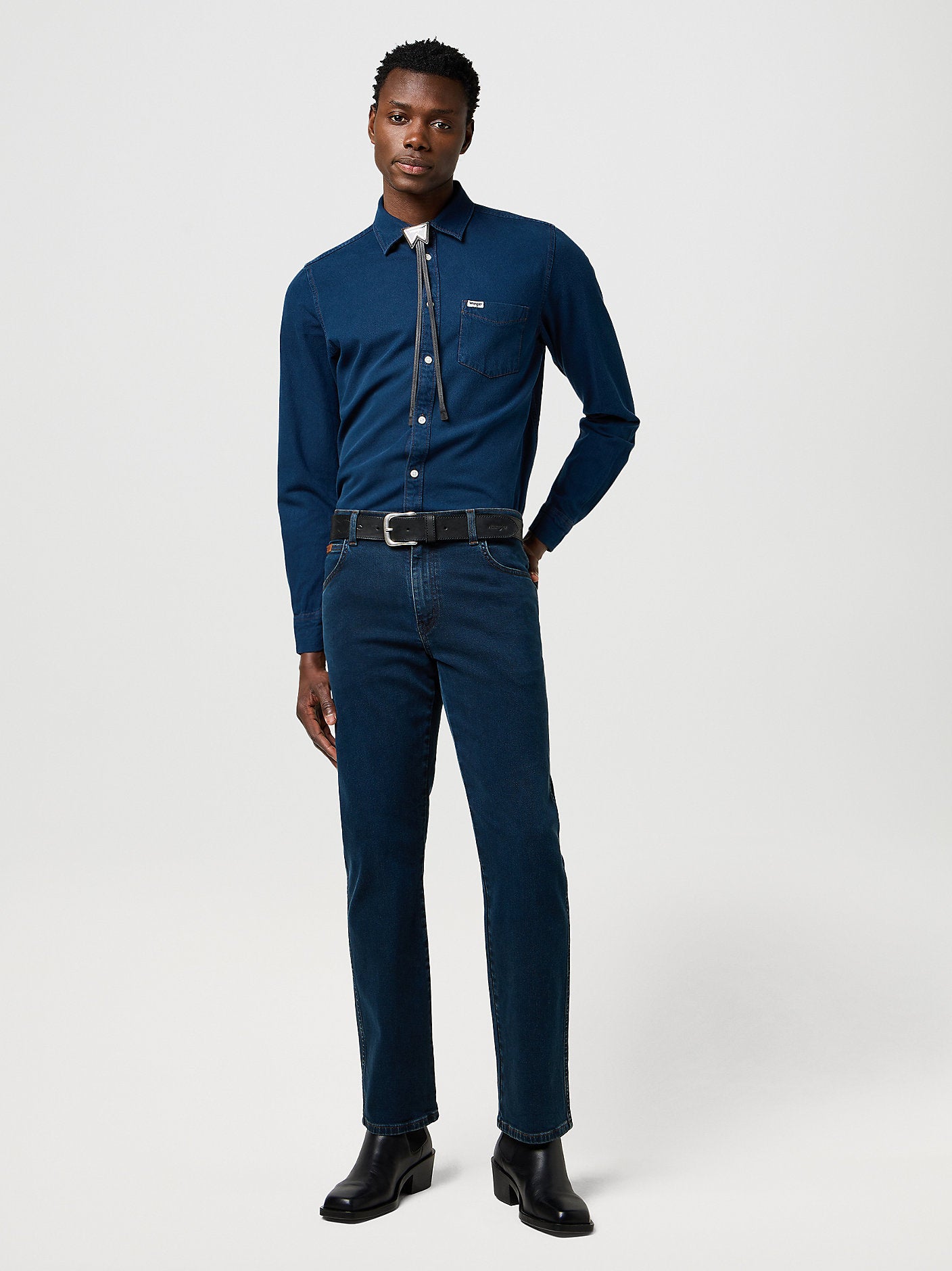 Wrangler Texas Low Stretch Straight Leg Jean for Men - Comfortable Denim