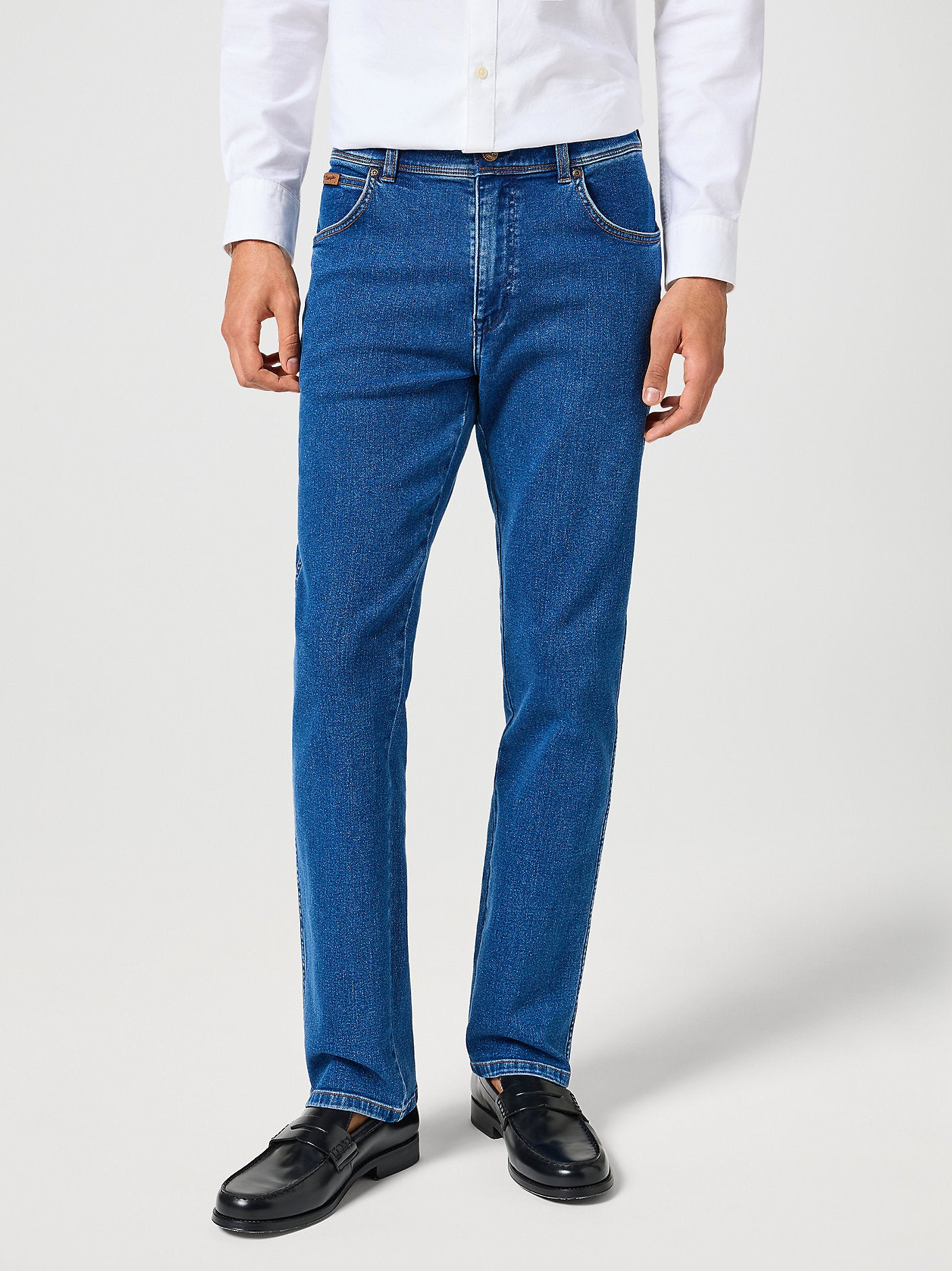 Wrangler Texas Medium Stretch Straight Jean Midnight Shadow