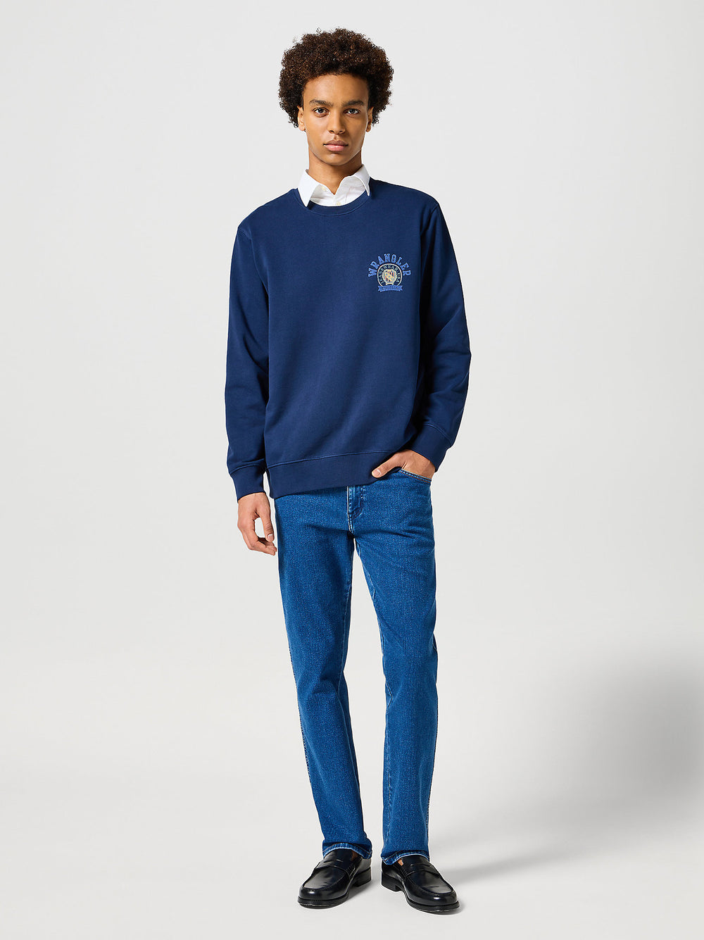 Wrangler Texas Medium Stretch Straight Jean Midnight Shadow