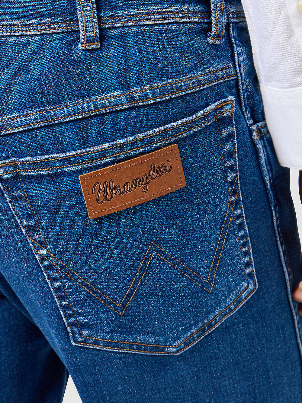 Wrangler Texas Medium Stretch Straight Jean Midnight Shadow