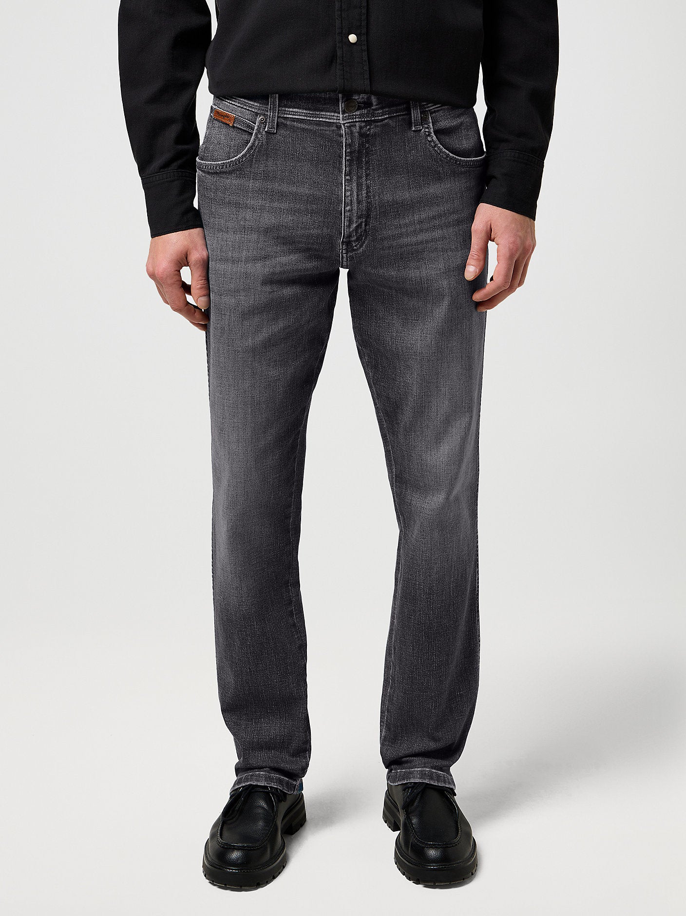 Wrangler Texas Slim Medium Stretch Straight Leg Jean for Men Ashley