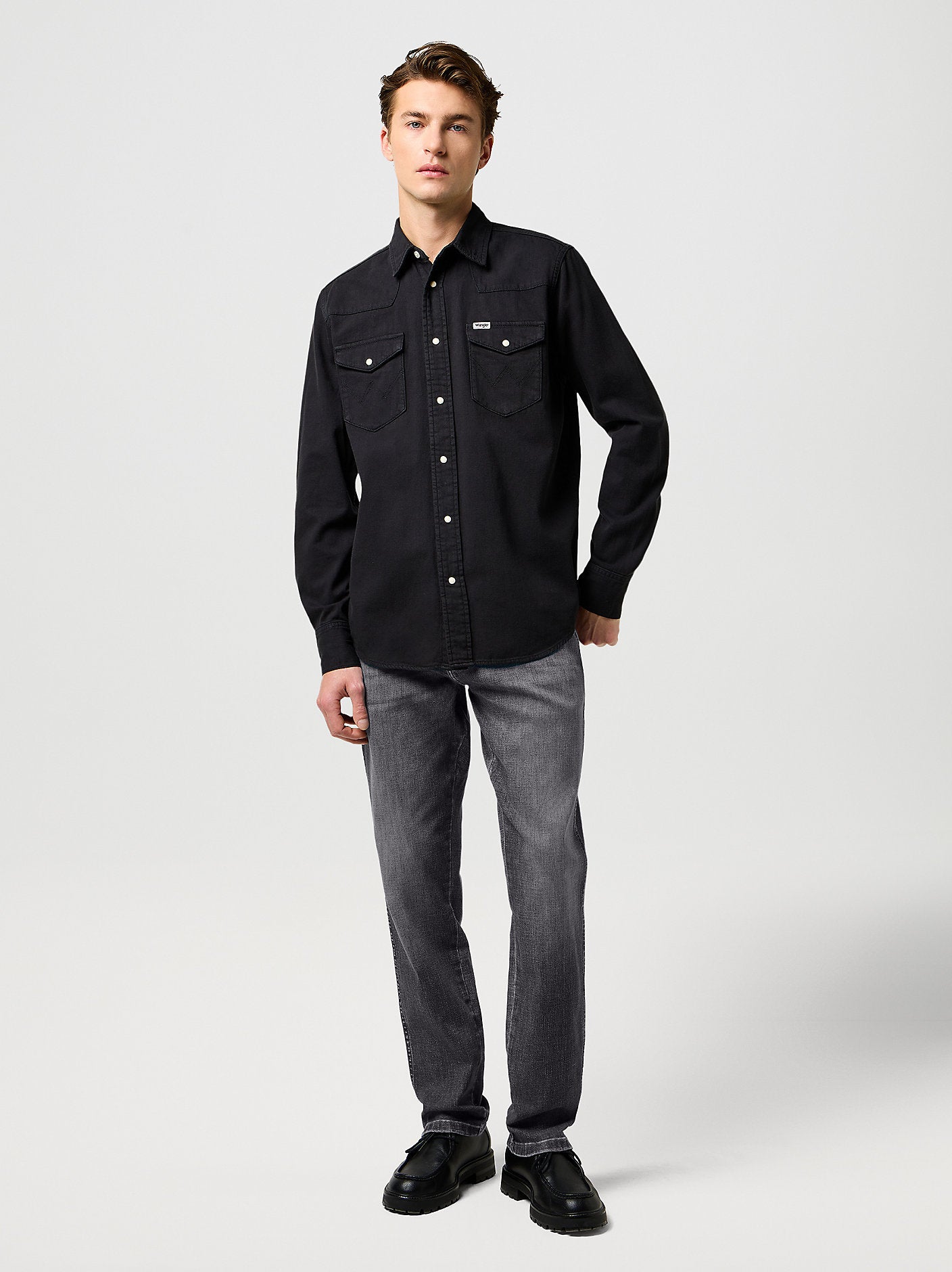 Wrangler Texas Slim Medium Stretch Straight Leg Jean for Men Ashley