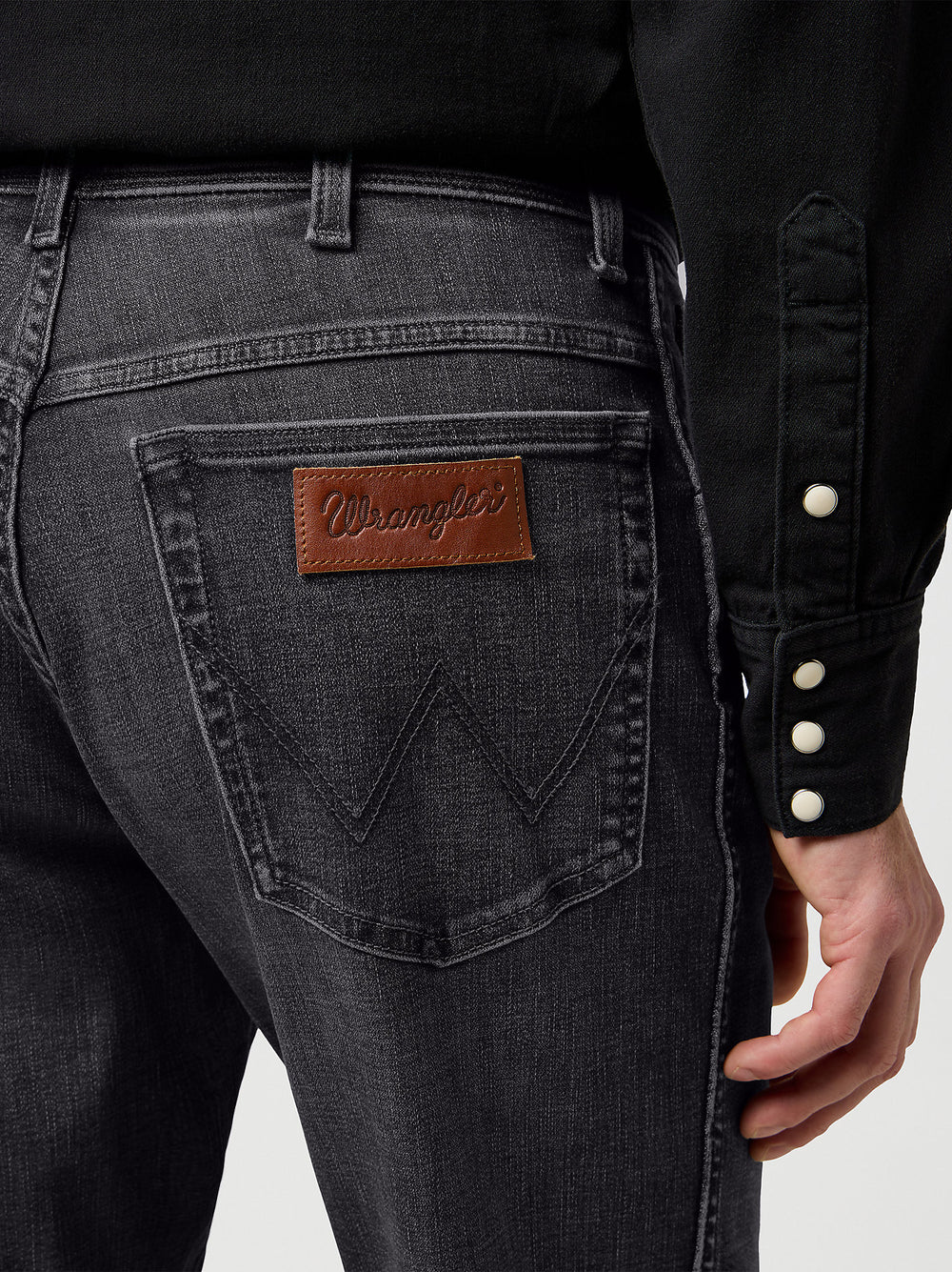 Wrangler Texas Slim Medium Stretch Straight Leg Jean for Men Ashley