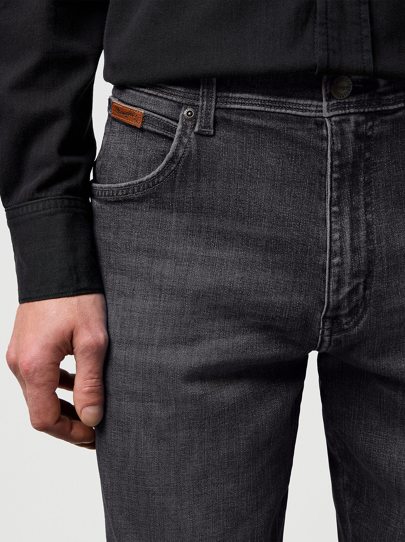 Wrangler Texas Slim Medium Stretch Straight Leg Jean for Men Ashley