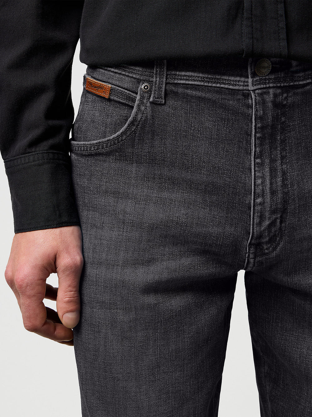 Wrangler Texas Slim Medium Stretch Straight Leg Jean for Men Ashley