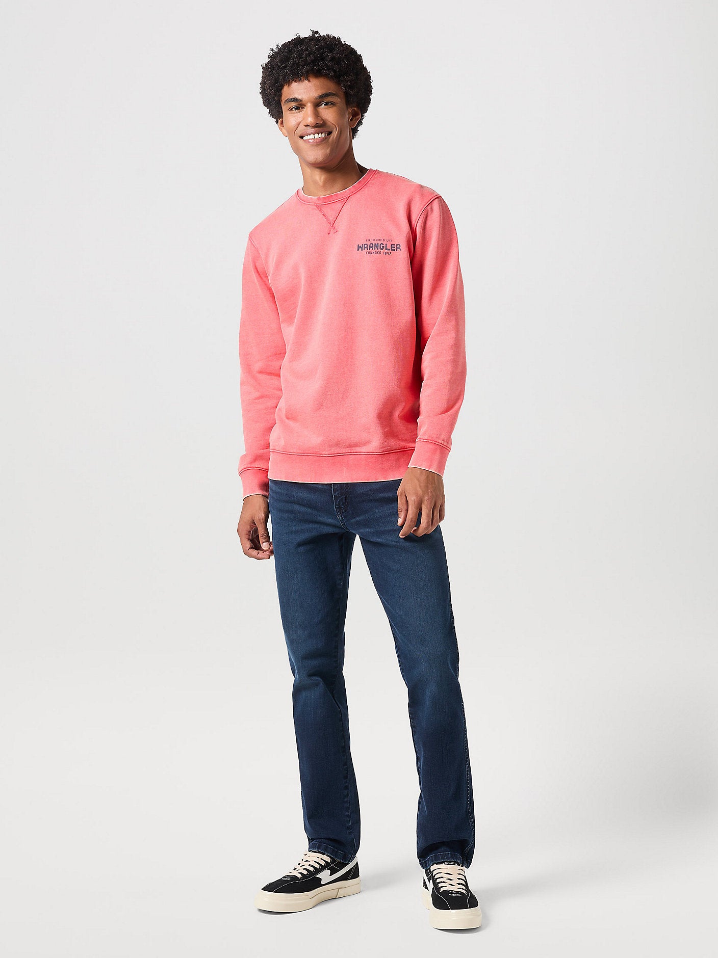 Wrangler Texas Slim Medium Stretch Straight Leg Jean for Men Wild Horse