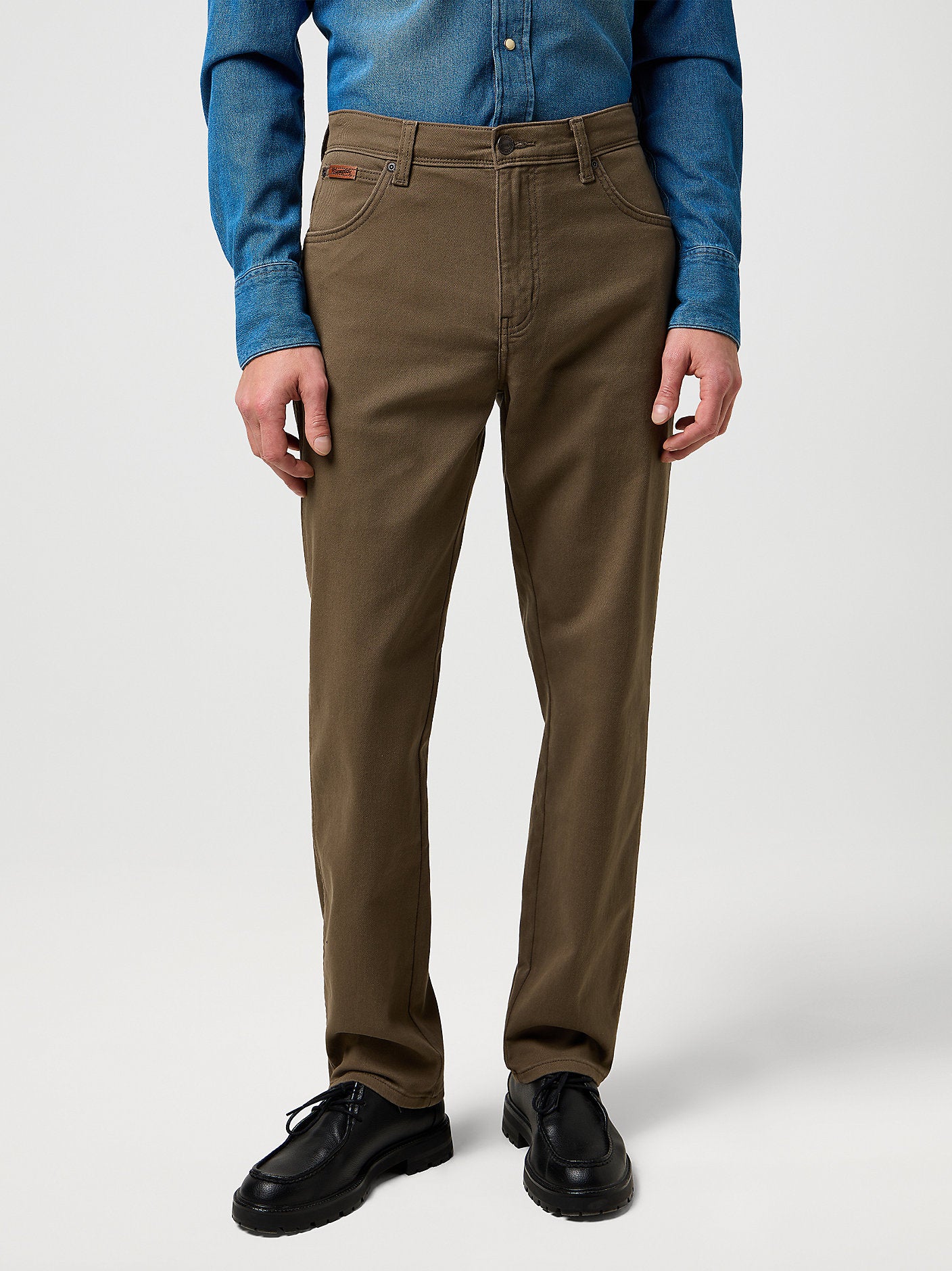 Wrangler Texas Straight Pant for Men Tarmac