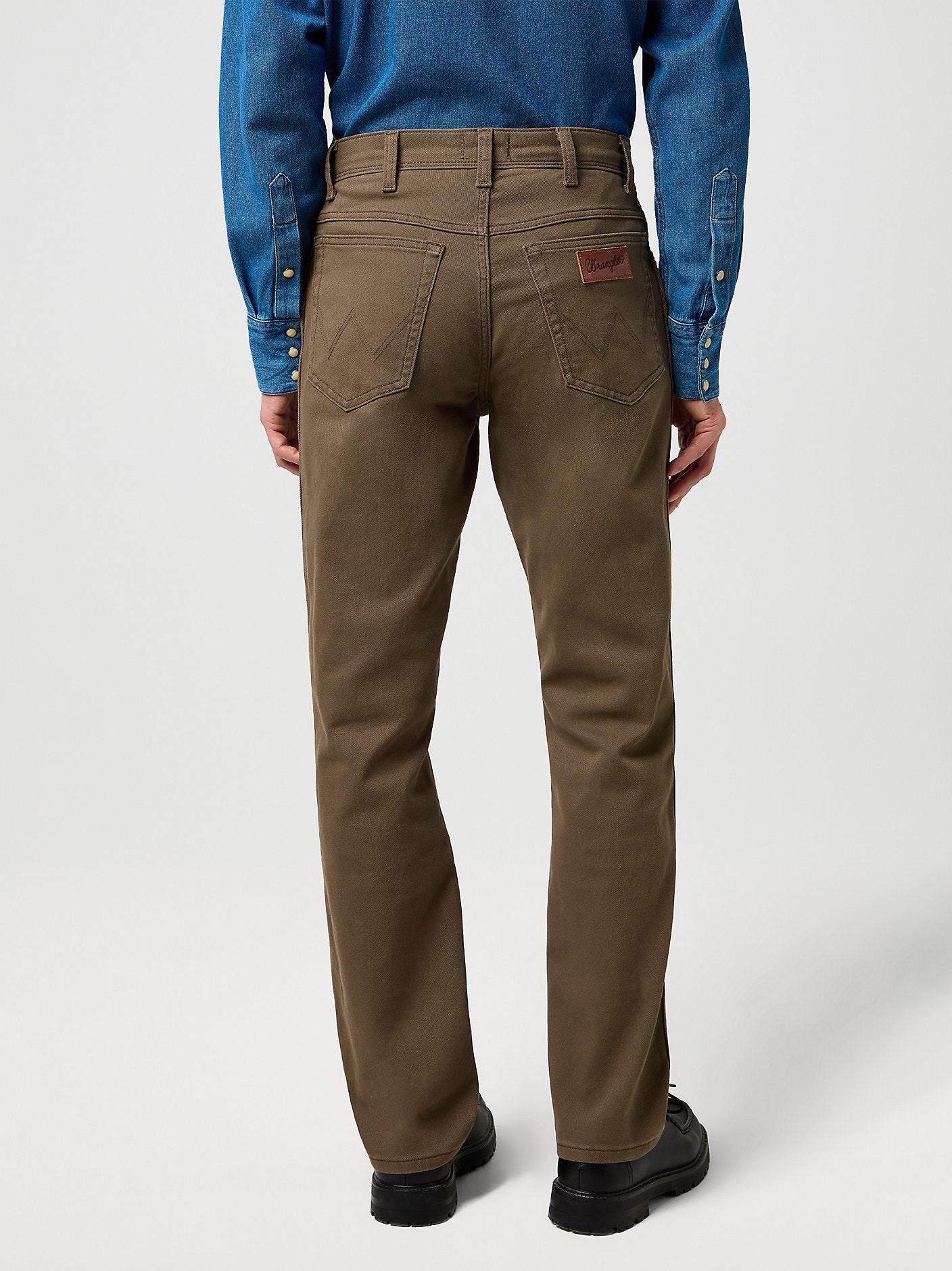 Wrangler Texas Straight Pant for Men Tarmac