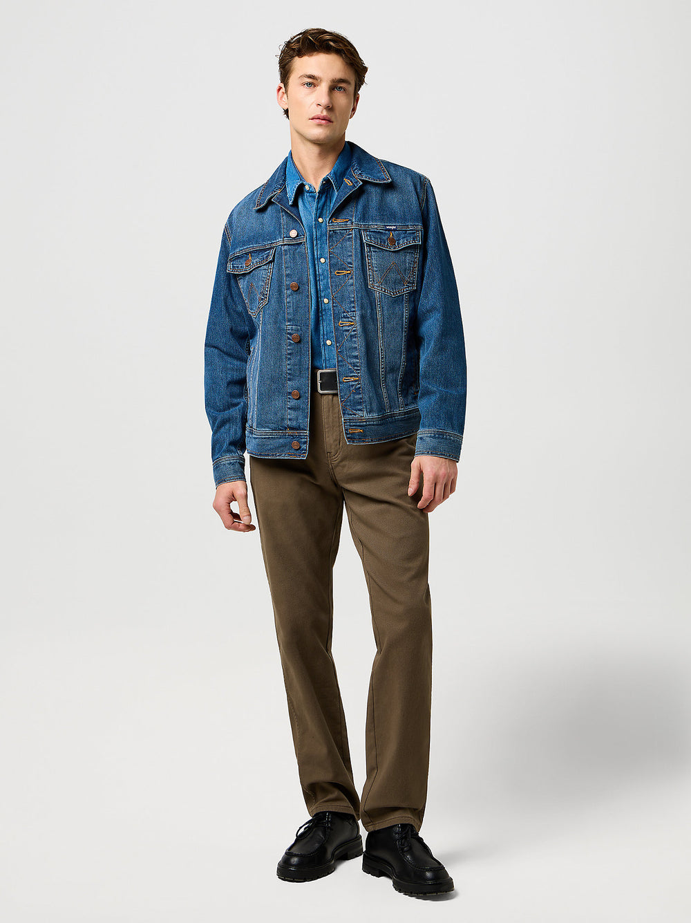 Wrangler Texas Straight Pant for Men Tarmac