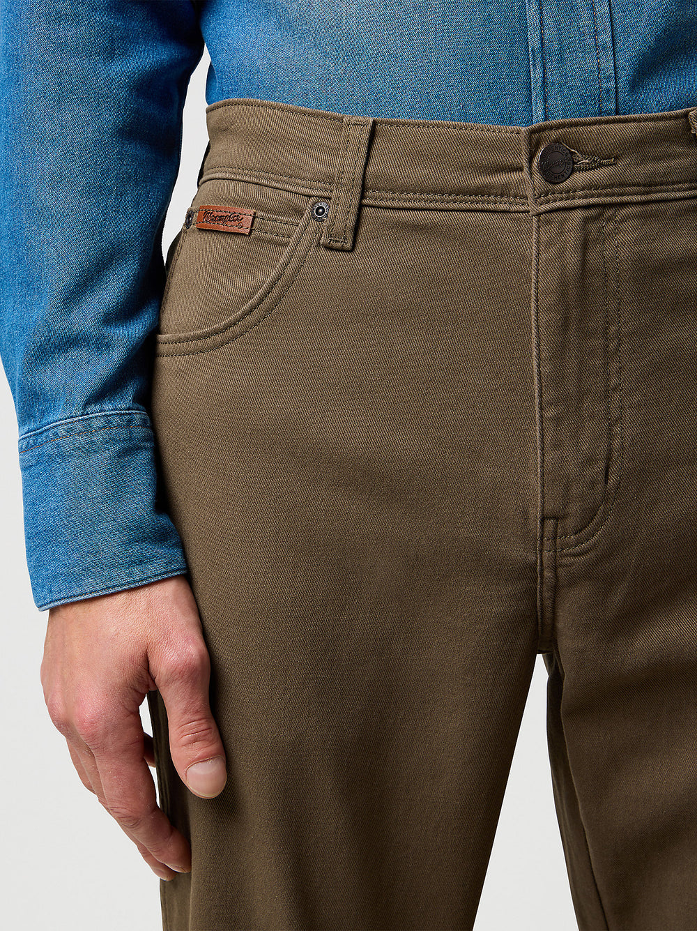Wrangler Texas Straight Pant for Men Tarmac